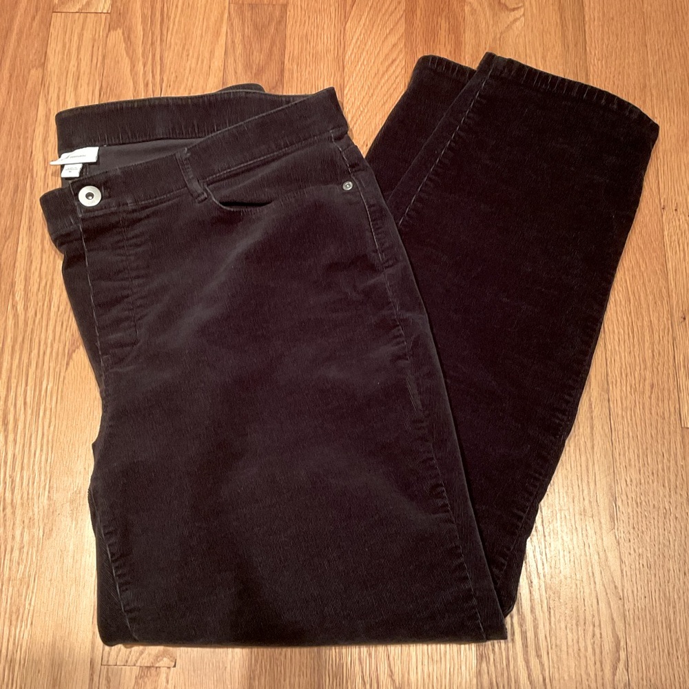 J.Jill black corduroy ⭐️ 5-pocket jeans ⭐️ XL ⭐️ NWT - Picture 1 of 8
